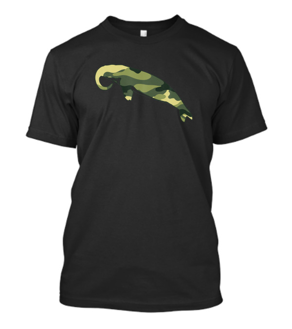 Military Camouflage Elephant Seal Men Print US Pup Veter T-Shirt