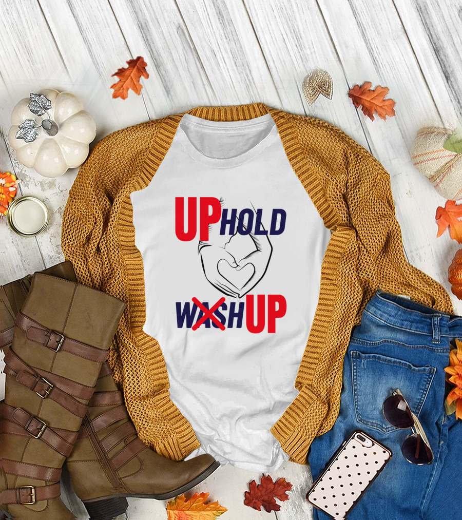 UPHOLD Wash UP Hand Sign X T-Shirt