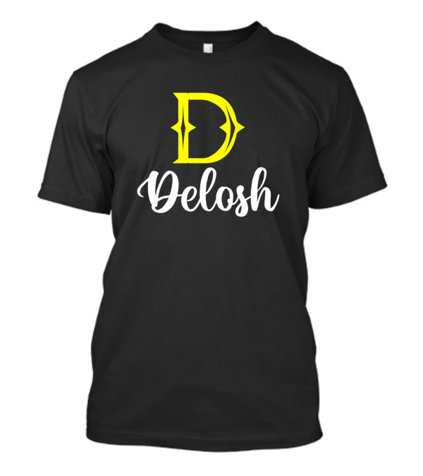 I Am Delosh Delosh Surname Delosh Second Name Gleaming Yellow D T-Shirt