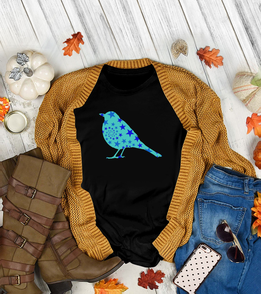 Bird 720 Blue Star T-Shirt