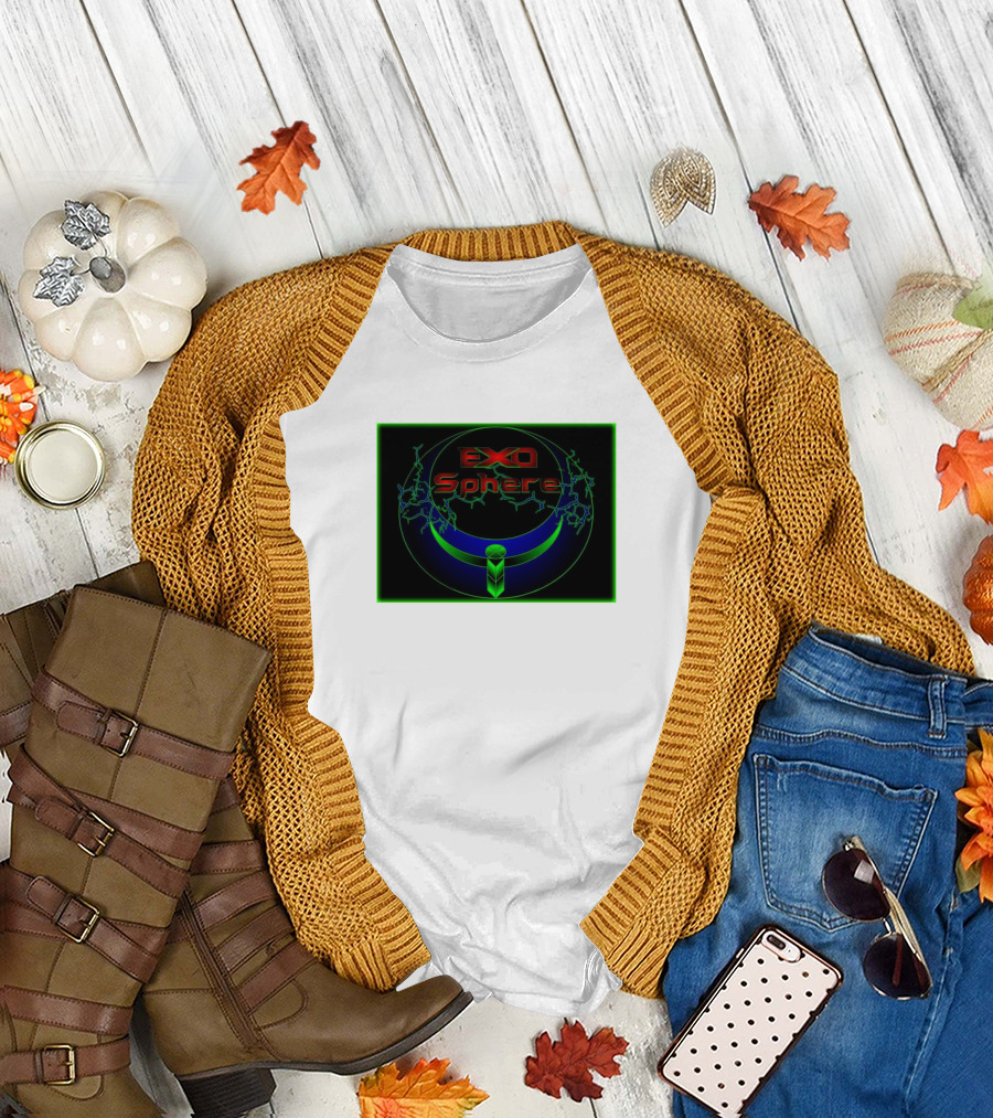 Exo Sphere Studios 2012 Blast From The Past Retro Futuristic T-Shirt