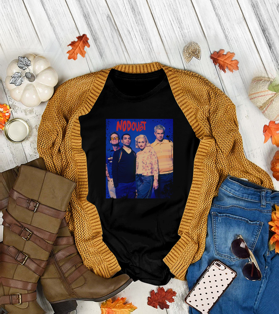 No Doubt Band Members Vintage Photo Album Cover T-Shirt