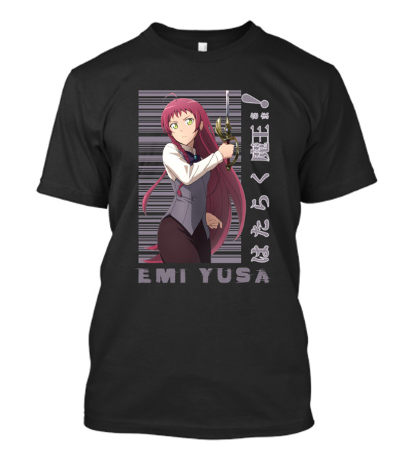 EMI YUSA はたらく魔王さま Sword Art Character T-Shirt