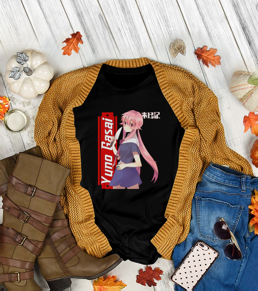 Yuno Gasai Future Diary Sanguinari Side T-Shirt