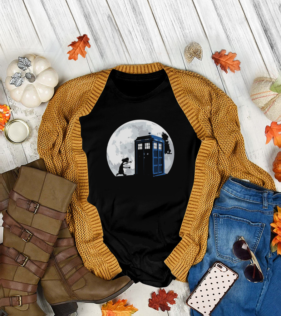 Doctor Phone Home Moon T-Shirt