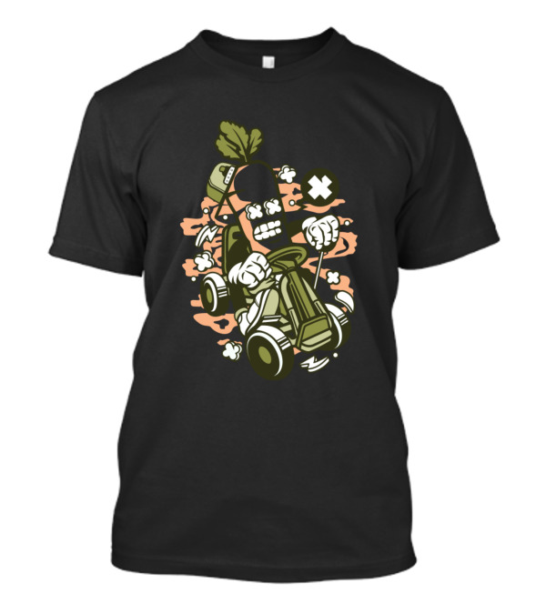 Carrot Gokart Rider Animated Characters Comics Racing Adventure T-Shirt