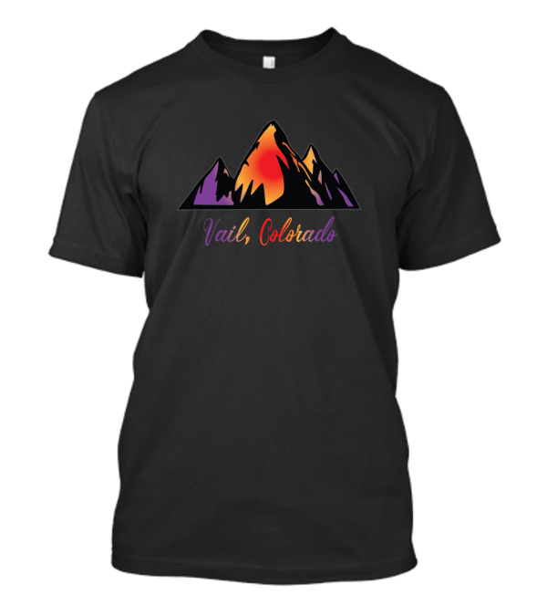 Vail Colorado Mountain Sunset T-Shirt