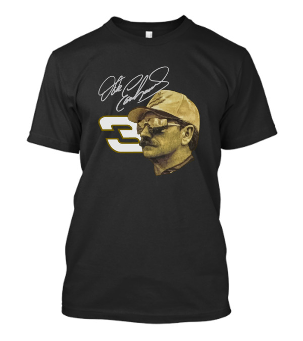 Dale Earnhardt Solid Gold NASCAR Tribute 3 T-Shirt