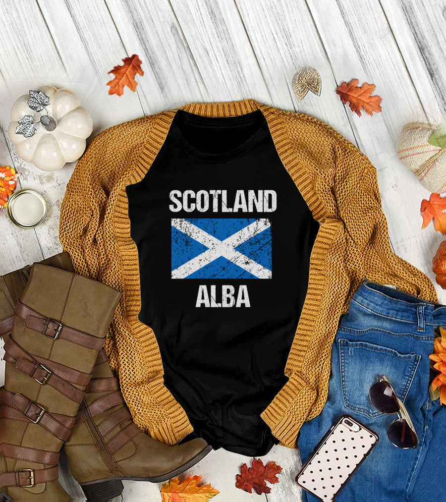 Scotland Alba Scottish Flag T-Shirt