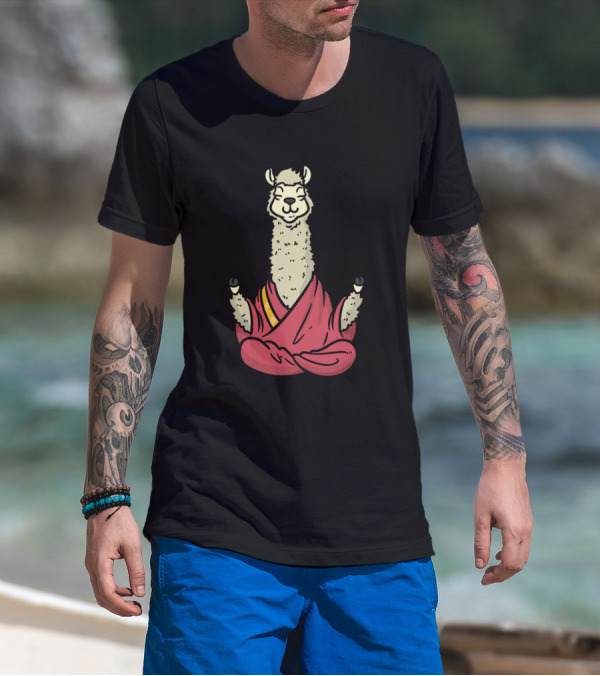 Lama Meditation Dalai Peaceful Zen T-Shirt