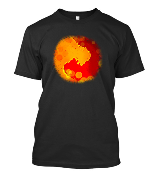 Golden Red Lions Fiery T-Shirt
