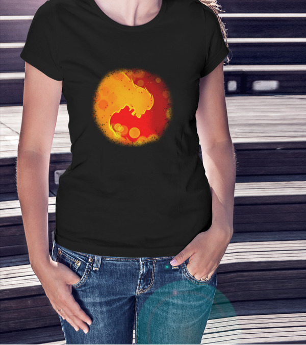 Golden Red Lions Fiery T-Shirt