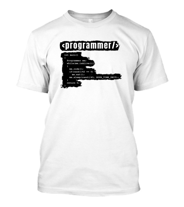 Programmer Code Loop Life Eat Sleep T-Shirt
