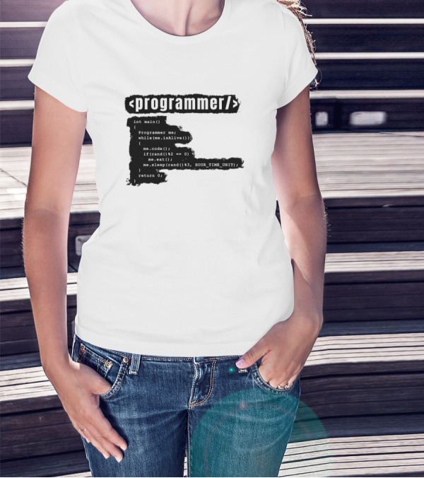Programmer Code Loop Life Eat Sleep T-Shirt