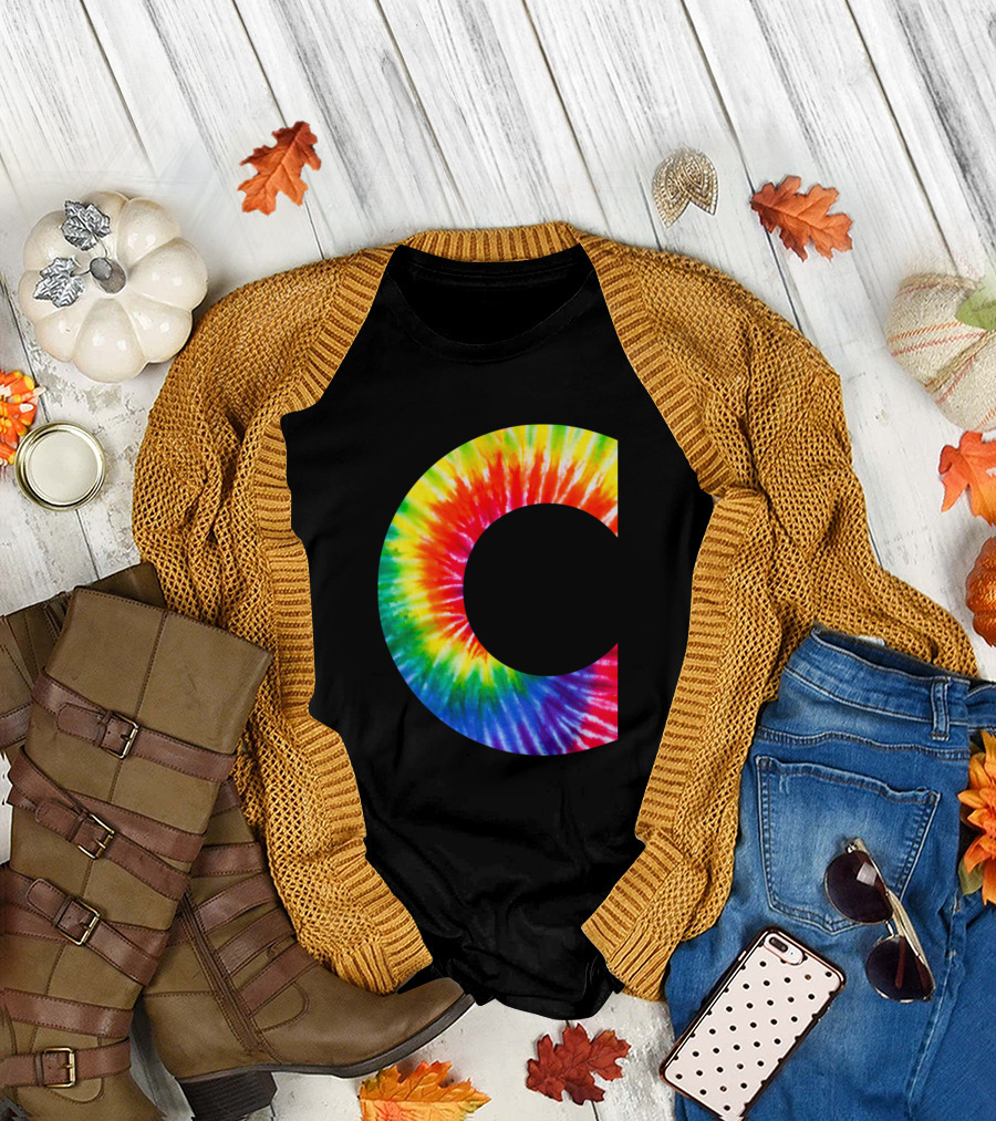 Tie Dye Letter C T-Shirt