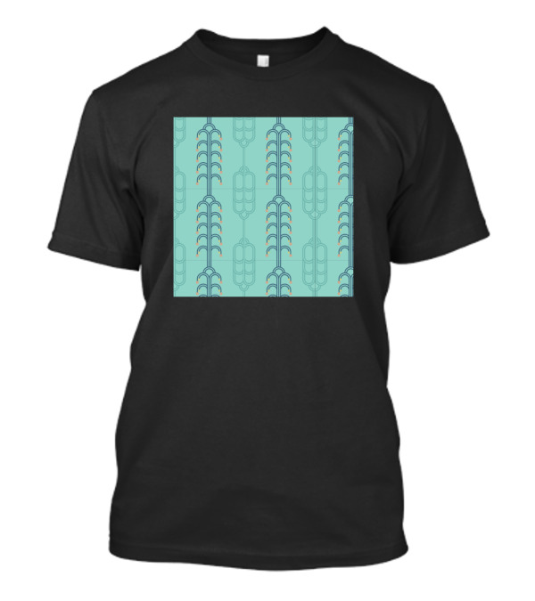 Tropical Art Deco Palm T-Shirt