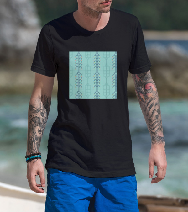 Tropical Art Deco Palm T-Shirt