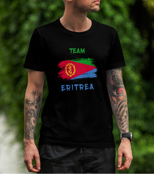 Team Eritrea Flagbrush T-Shirt