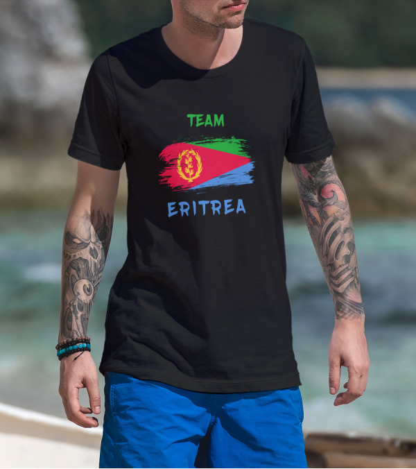 Team Eritrea Flagbrush T-Shirt