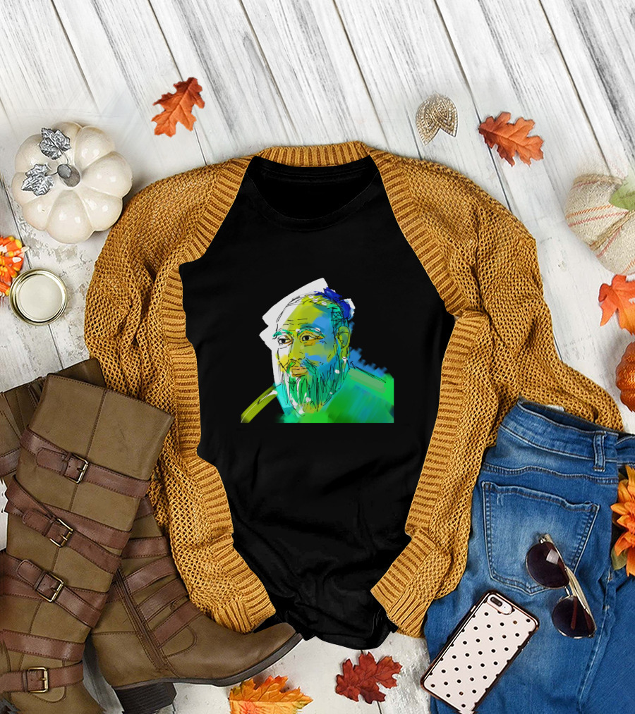 Confucius Colorful Abstract T-Shirt