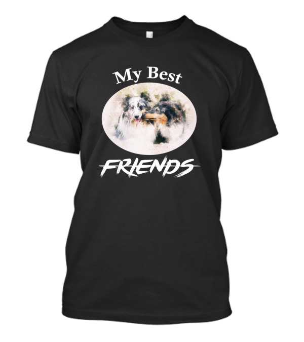 My Best Friends Collie Dogs T-Shirt