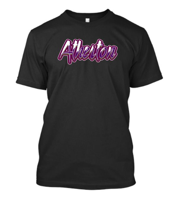 Atherton Retro Style Purple T-Shirt