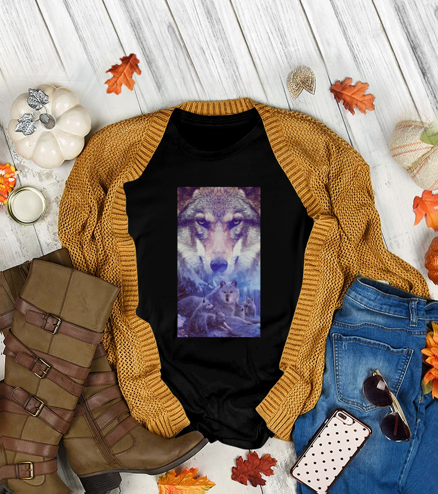Wolves Under The Snow Pack Cold Intensity T-Shirt