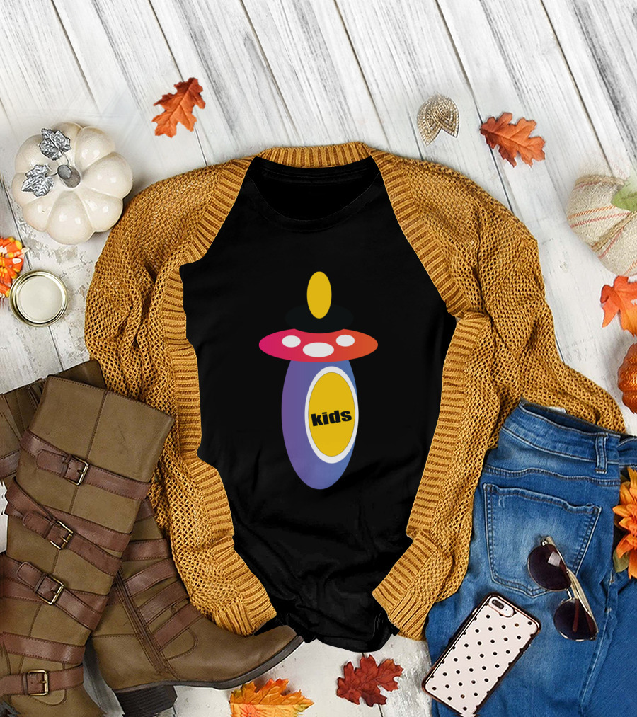 Kids Toy Psychedelic Spaceship T-Shirt