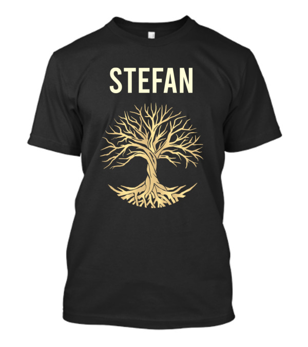 STEFAN Tree Of Life Gold Circle T-Shirt