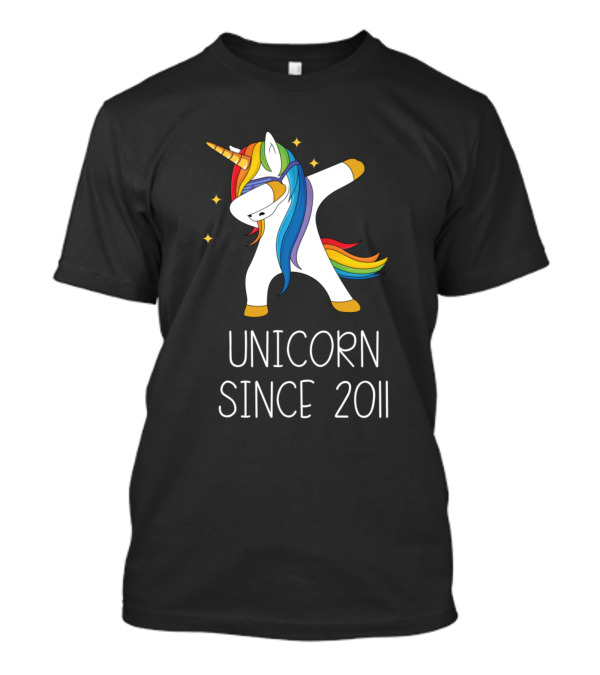 Dabbing Rainbow Unicorn Since 2011 T-Shirt