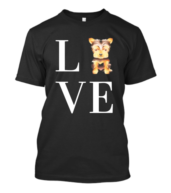 Yorkie Puppy Yorkshire Terrier Love Cute Tiny Dog Small T-Shirt