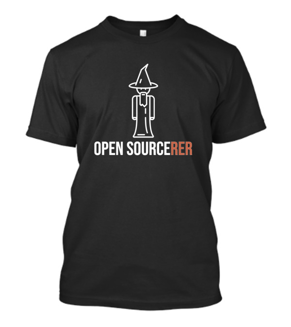 Open Source RER Funny Programmer Coder Sourcerer T-Shirt