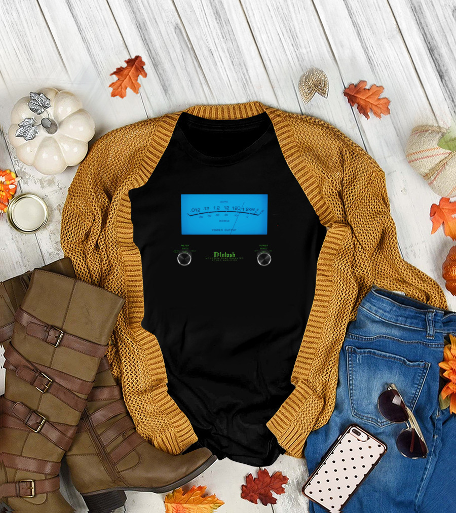 McIntosh MC125KW Power Output Meter McIntosh Laboratory Classic Amplifier Display T-Shirt