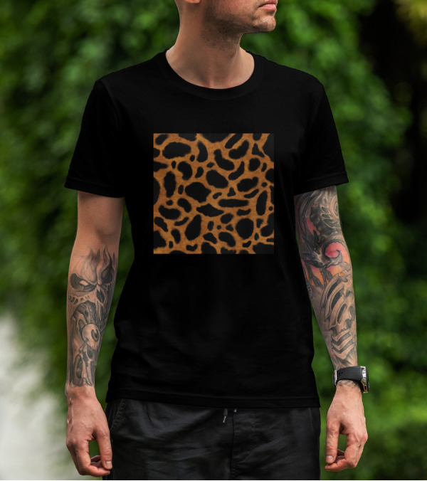 Leopard Print Wild Animal Trendy T-Shirt