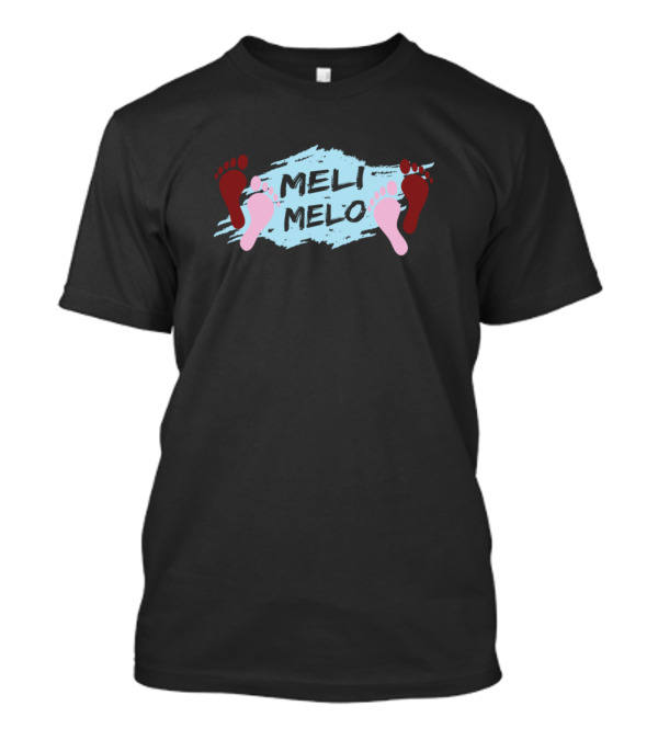 Meli Melo Cool Fun Message Footprint T-Shirt