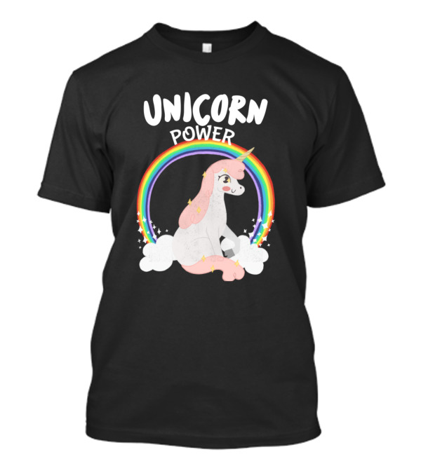 Unicorn Power Rainbow Myth Fable T-Shirt