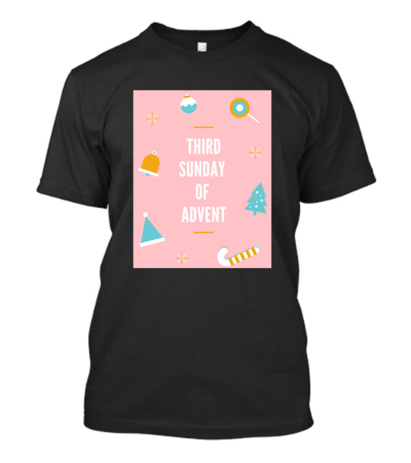 Third Sunday Of Advent Christmas Elements T-Shirt