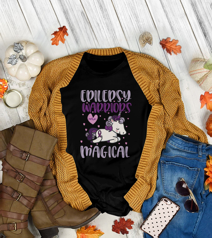 Epilepsy Warriors Are Magical Unicorn T-Shirt