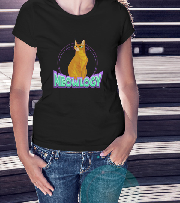 Meowlogy Cat Lovers Pet Owner Cat T-Shirt