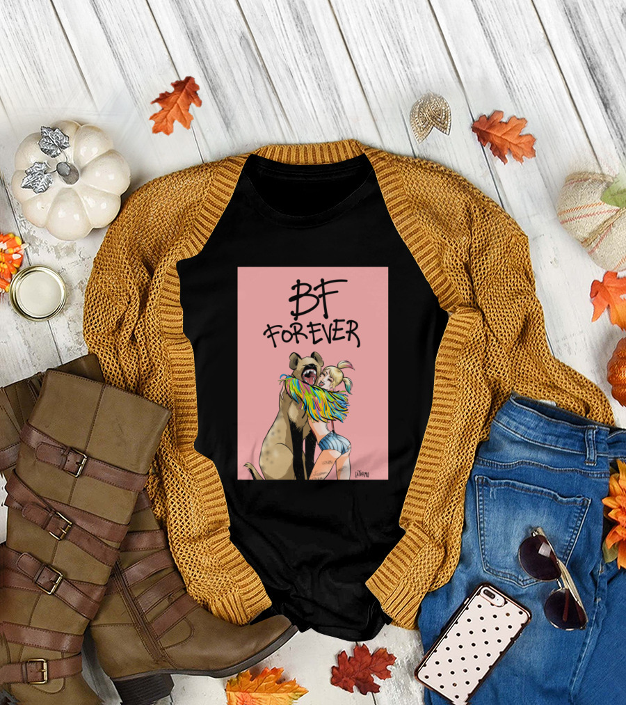 BF Forever Harley and Hyena Hug T-Shirt