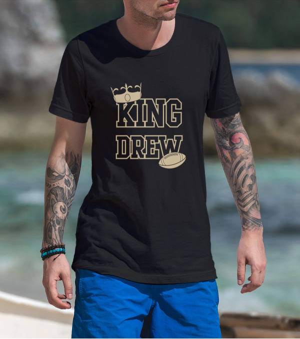 King Drew Orleans New Orleans Football T-Shirt