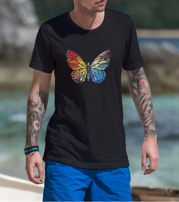 Different Colors Of The Butterfly Radiant Spectrum Wings T-Shirt