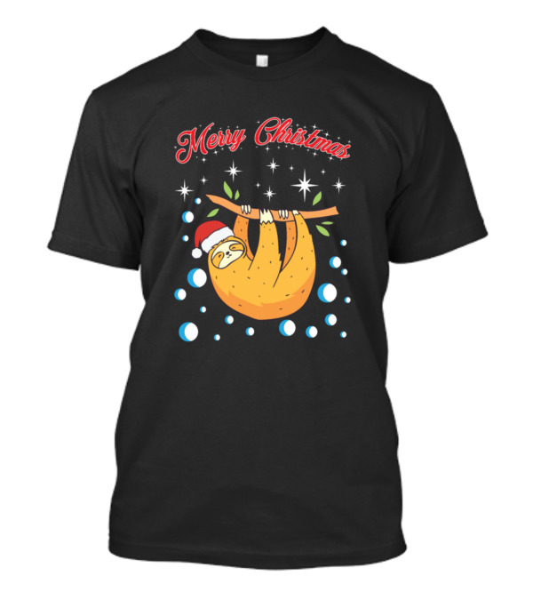 Merry Christmas Sloth Sloth Baby Christmas Decoration T-Shirt
