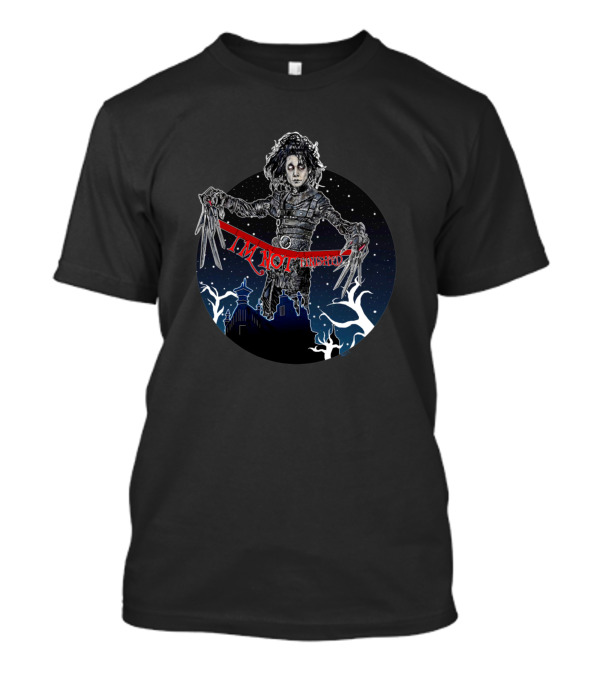 Im Not Finished Scissorhands Night Scene T-Shirt