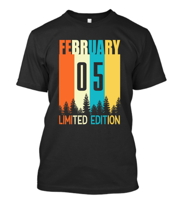 February 05 Vintage Birth T-Shirt