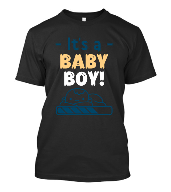 It's A Baby Boy Cute Sleeping T-Shirt