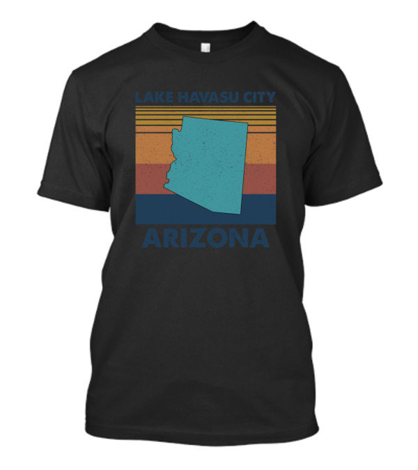 Lake Havasu City Arizona Vintage Stripes T-Shirt