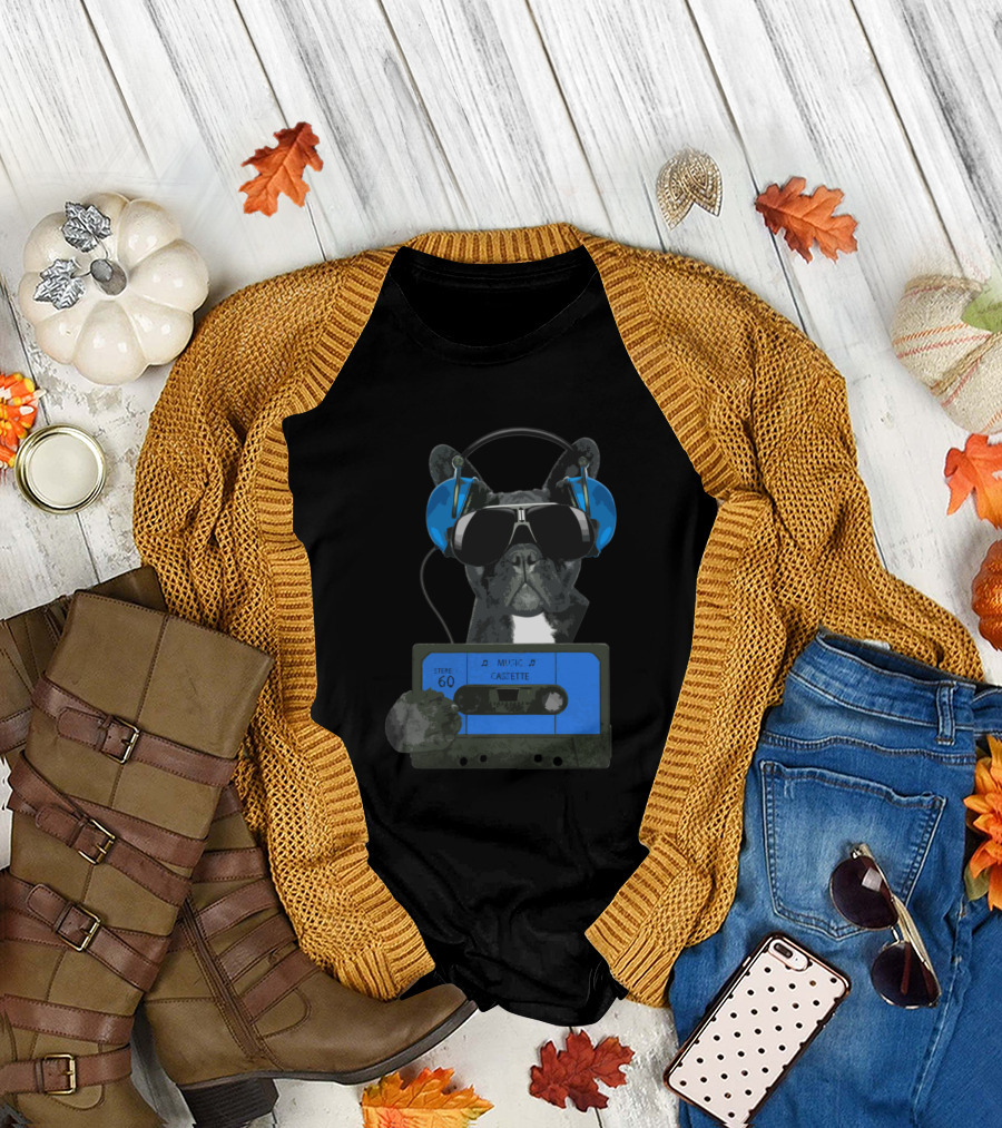 Stereo Music Dog Cassette 60 T-Shirt