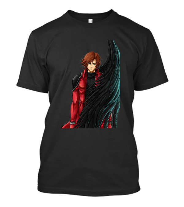 First Class Soldier Red Outfit Black Wing T-Shirt
