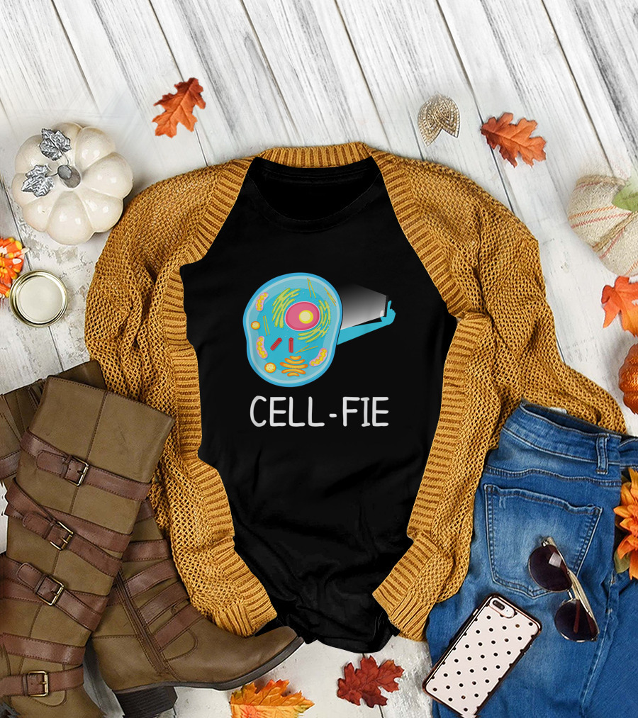 Cell Selfie Cell-fie Biology Science Teacher T-Shirt